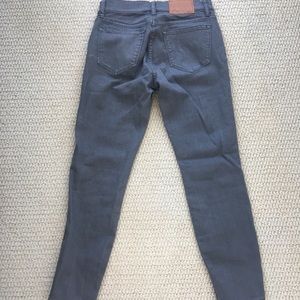 J Crew Petite toothpick jean in grey size 25P